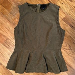 Peplum tank top